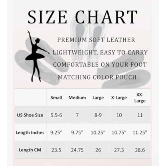 New Gudgudee Ballet Slippers Women's XL (10) Silver Roll Up With Pouch - Picture 11 of 11